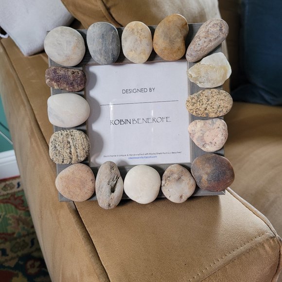 Picture Frame - Unique Hand-Crafted with Cool Rocks - Picture 4 of 10